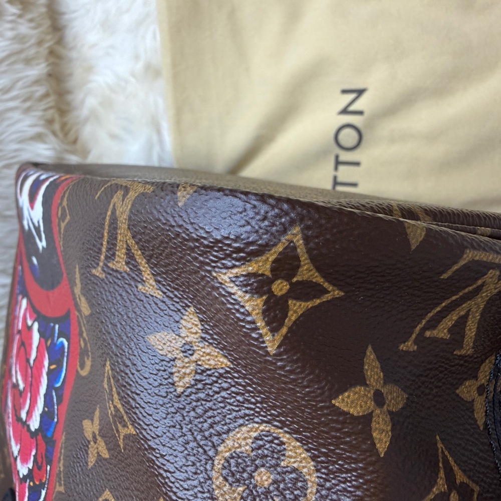 Louis Vuitton Limited Edition Monogram Kabuki Neverfull MM Tote - Picture 5 of 12